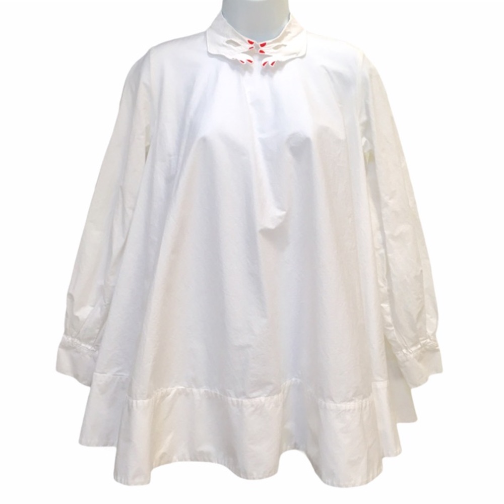 Rare Vivetta Designer Hand Collar Embroidery Dress